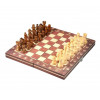 Šachy magnetické 3v1 39x39cm dřevěné