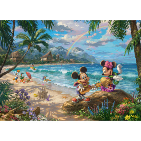 SCHMIDT Puzzle Minnie a Mickey na Hawaii 1000 dílků