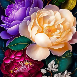 Malování podle čísel Květy M38897-MM